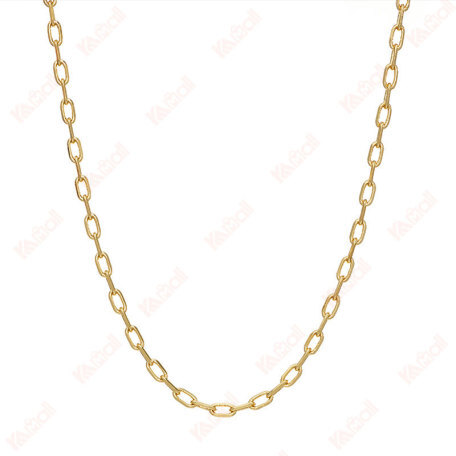 gold chain necklace bamboo chain